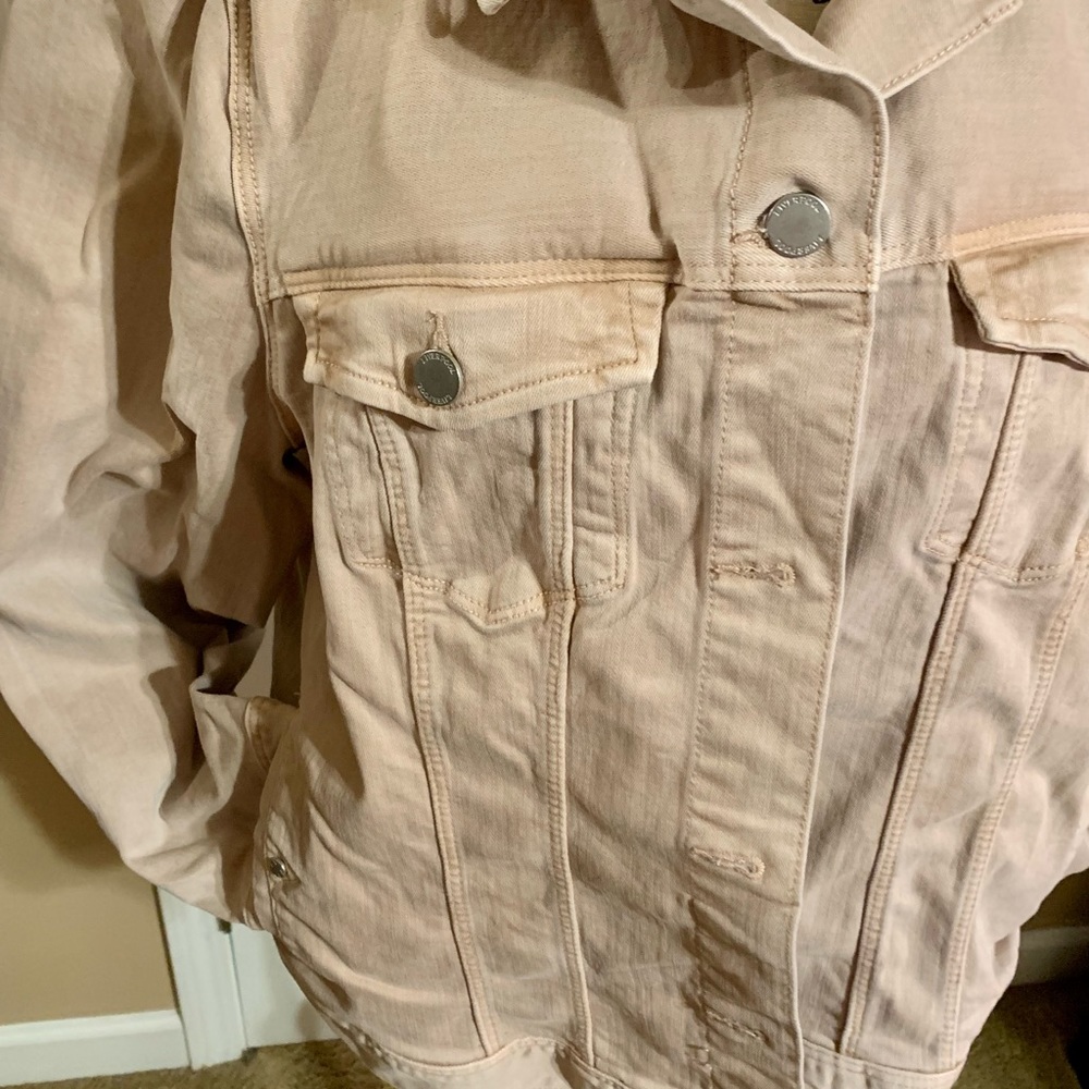 Dusty or Misty Rose Liverpool denim jacket